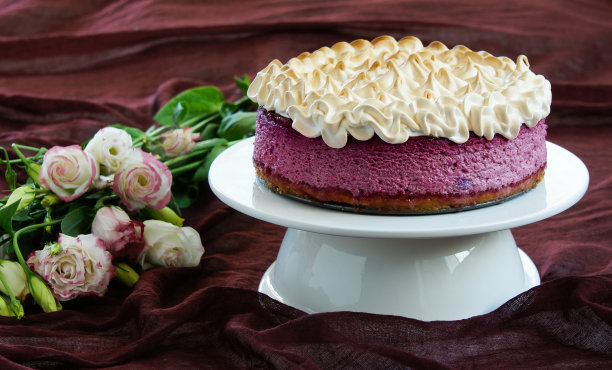黑醋栗芝士蛋糕图片下载