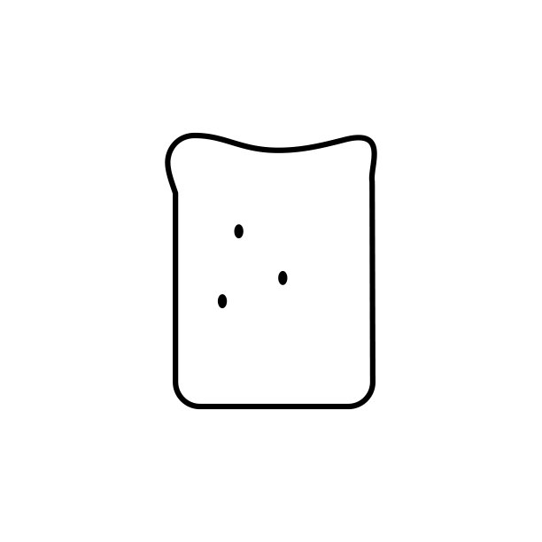 祝酒图标。移动概念和web应用的食物图标元素。细线烤面包图标可以用于网络和移动图片下载