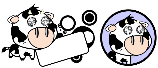 可爱的小奶牛卡通复制空间集图片下载