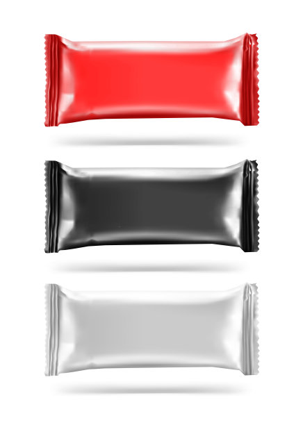 流包的真实空白模型。图片下载