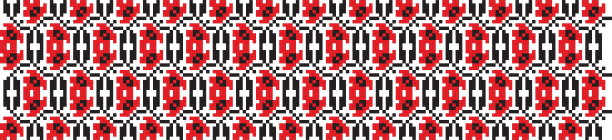 传统的罗马尼亚民间艺术编织刺绣图案图片下载