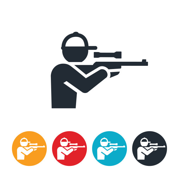 猎人射击步枪图标图片下载