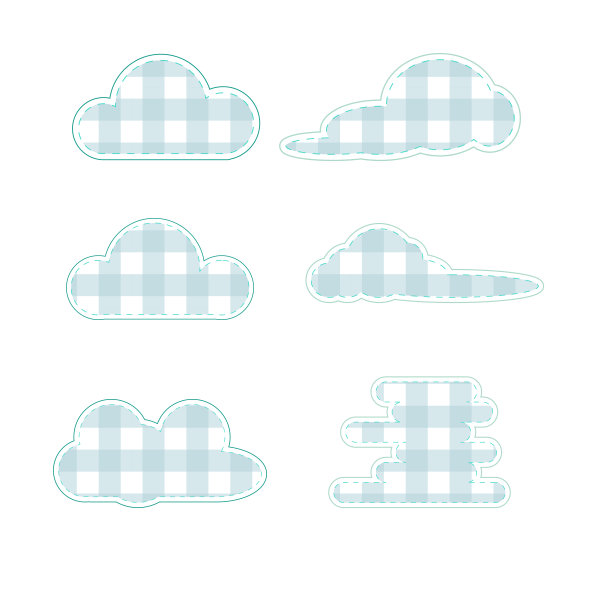 向量云复古模板风格的背景图片下载