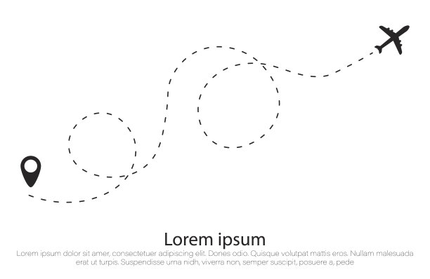 飞机路线,路线。图片下载