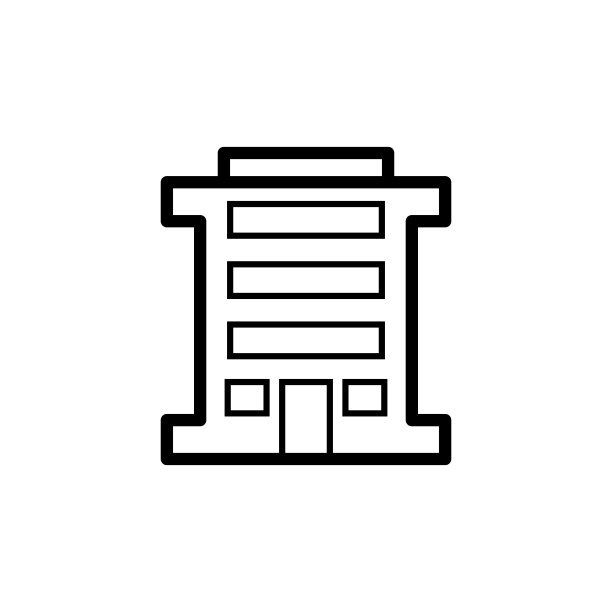 房屋图标：用于移动概念和Web应用的建筑元素，可用于网页和移动端图片下载