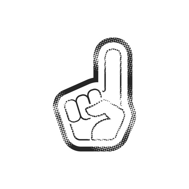 半色调图标-泡沫手套图片下载