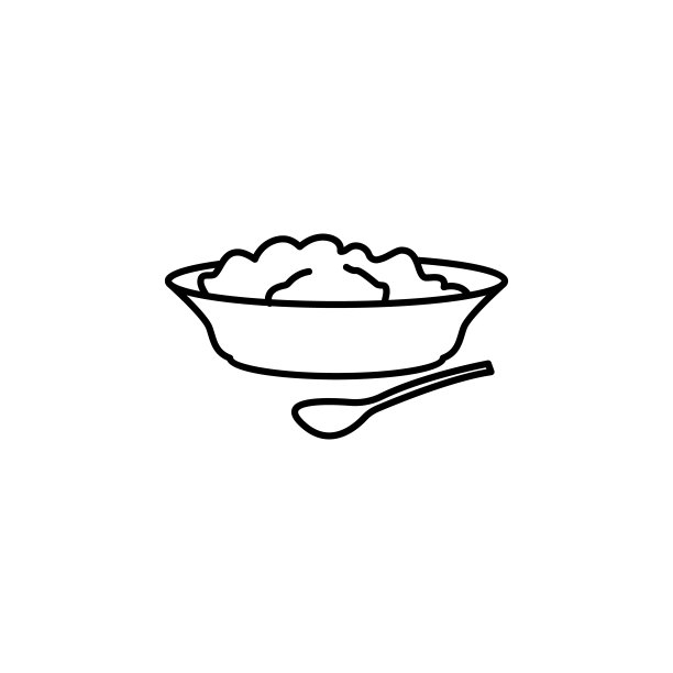 泥浆盘图标。用于移动概念和Web应用程序的食品图标元素。细线泥浆盘图标可用于Web和移动图片下载