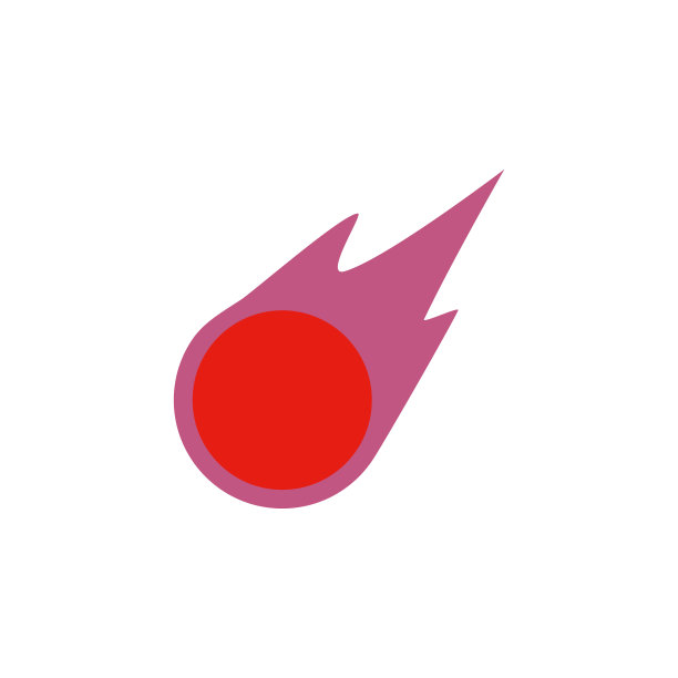 陨石彩色图标。移动概念和web应用的web图标元素。彩色孤立的陨石图标可以用于网络和手机。溢价图标图片下载