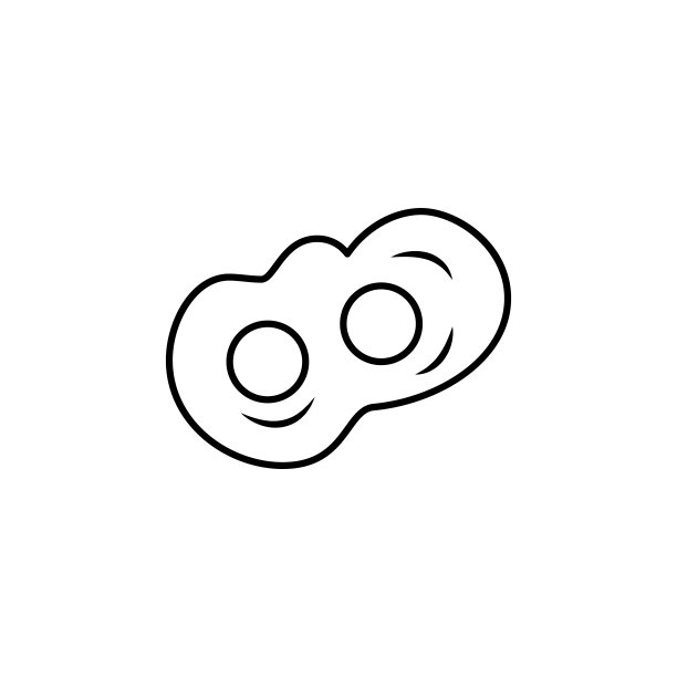 煎蛋图标。移动概念和web应用的食物图标元素。细线蛋卷图标可以用于网页和手机图片下载