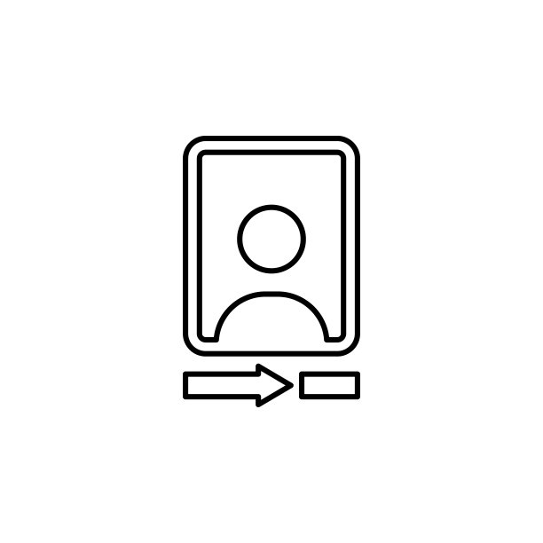 摄像头前面的标志图标。移动概念和web应用插图的图像符号元素。细线图标用于网站设计和开发，应用程序开发。溢价图标图片下载