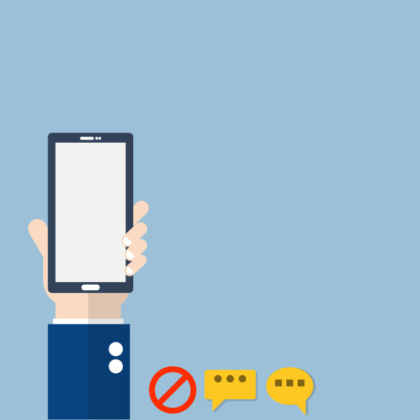 手持智能手机模板向量。图片下载