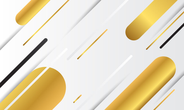 抽象黄金几何矢量背景图片下载