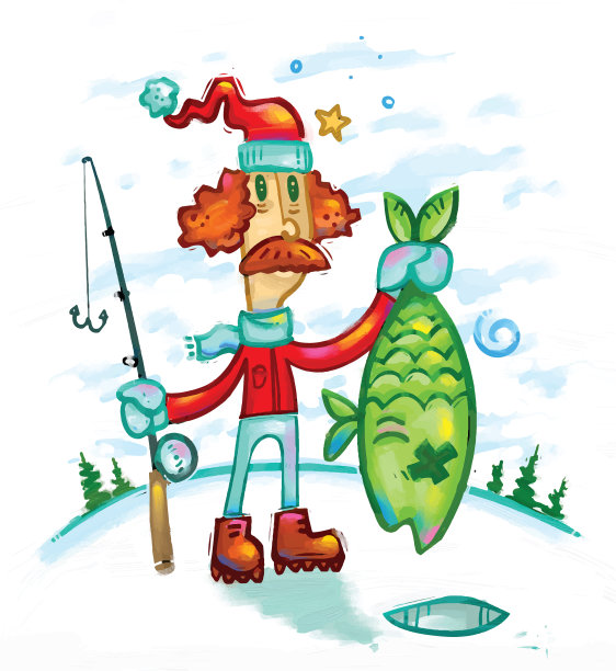 人钓鱼图片下载