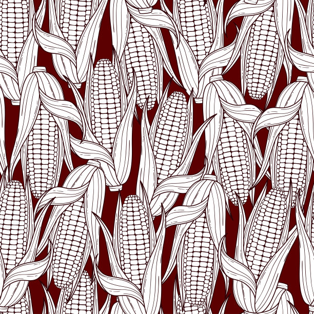 玉米芯无缝模式图片下载