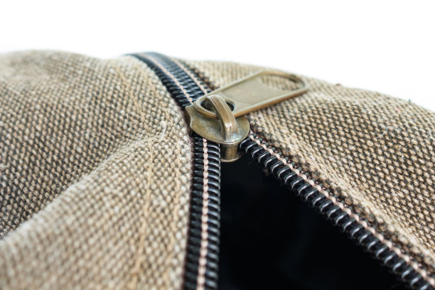 拉链衣服棕色夹克宏观图案背景图片下载