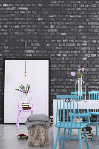 北欧风格的公寓餐厅图片下载