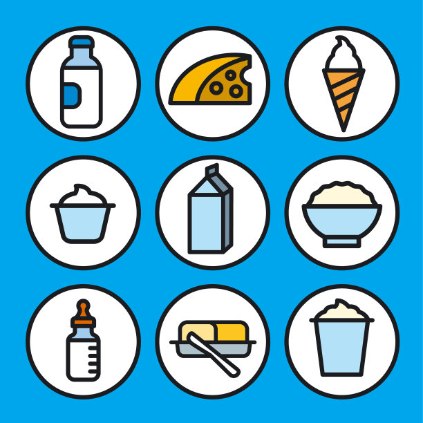 奶制品的图标图片下载