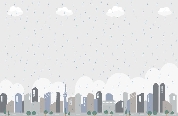 城市景观和天空图片下载