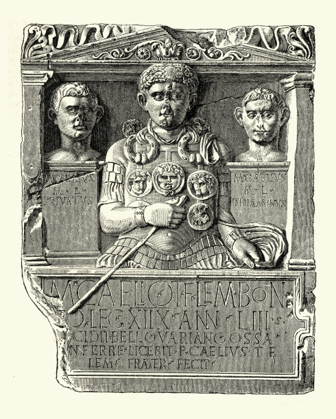 古罗马，马库斯·凯里厄斯的纪念碑图片下载