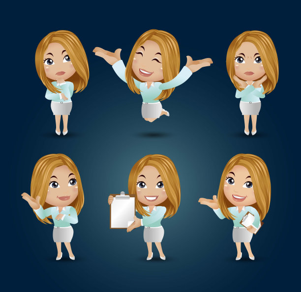 可爱的人——商人图片下载