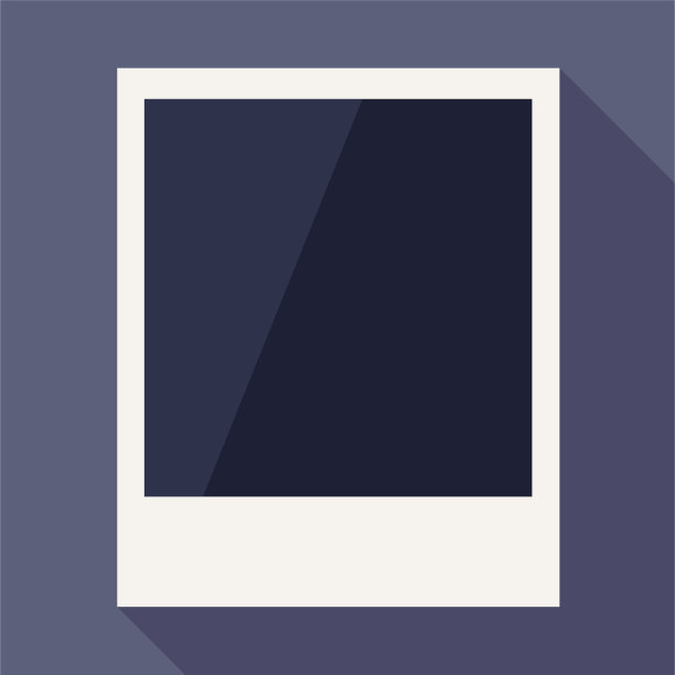 空的宝丽来相框图片下载