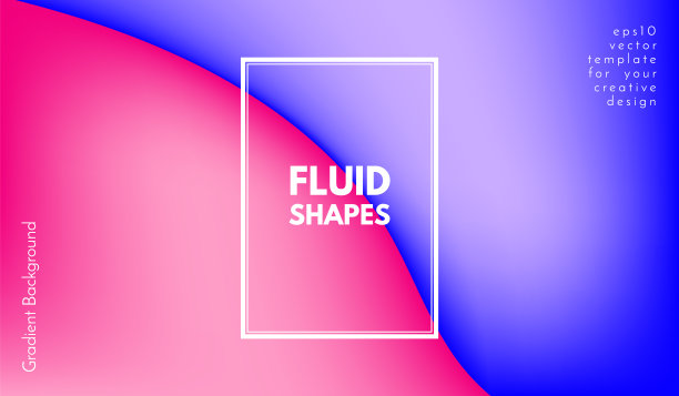 抽象彩色形状与3d效果。图片下载