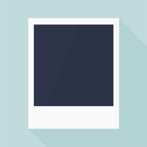 空的宝丽来相框图片下载