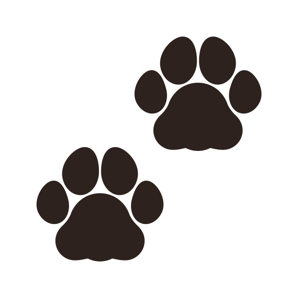 爪印标志图片下载