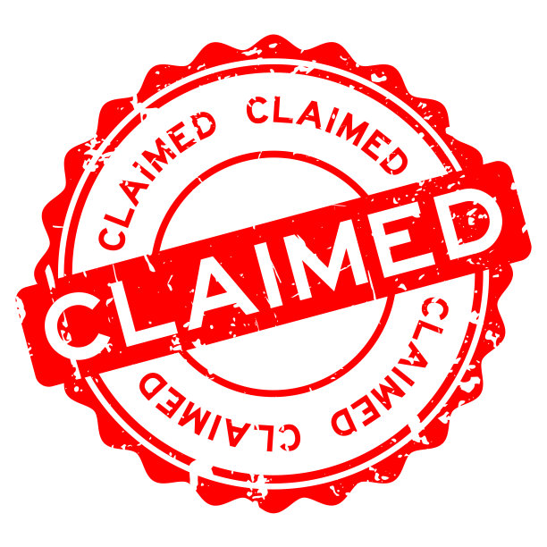 垃圾红色声称字圆形橡胶印章印章上的白色背景图片下载