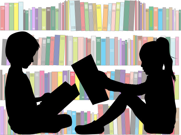 一个拿着书的孩子。图片下载