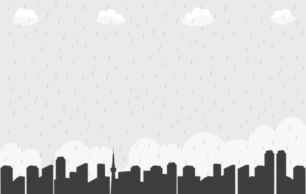 城市景观和天空图片下载