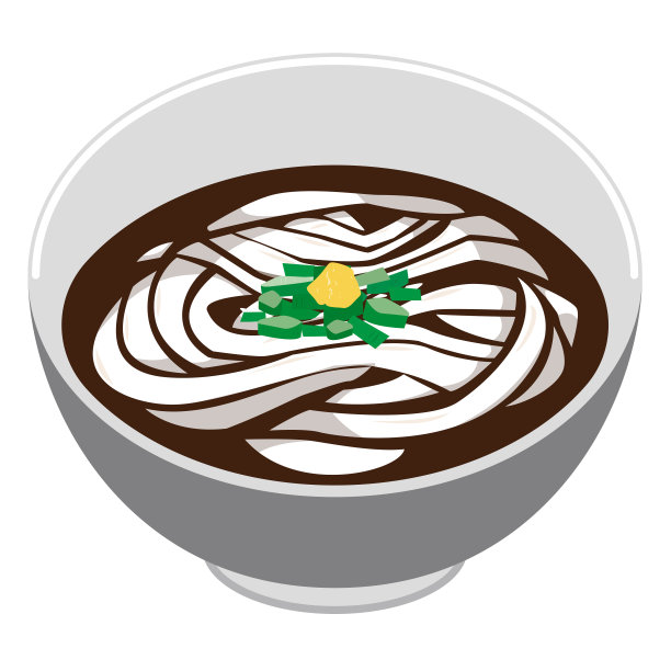 乌冬面插图图片下载