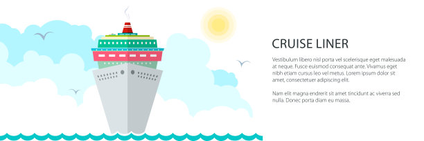 游轮横幅图片下载