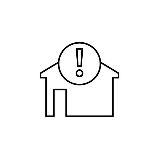 感叹号图标。移动概念和web应用的自动化图标元素。细线感叹号图标可以用于网页和手机。溢价图标图片下载