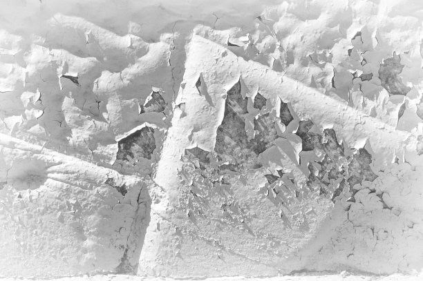 质地、背景、模式。一幅垃圾摇滚风格的画，画的是混凝土墙上一幅破旧的油漆。陈旧的垃圾抽象背景和褪色的中心区域为你的文本或图片图片下载