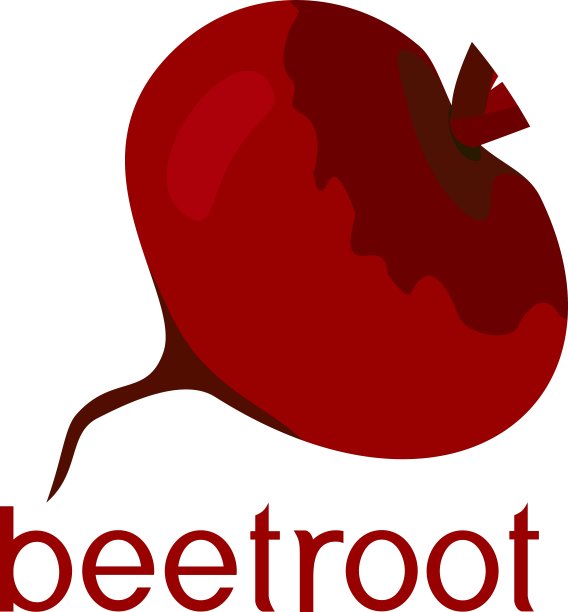 白色背景上带有标题的红色生甜菜根图片下载