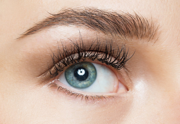 近距离的眼睛和化妆图片下载
