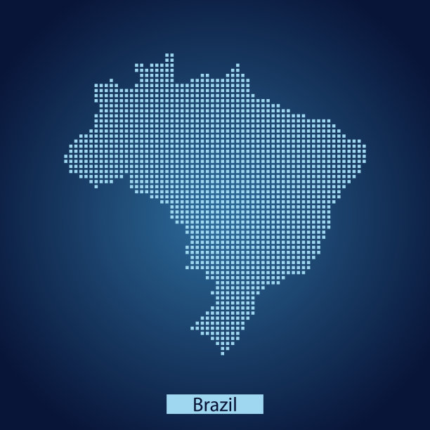 巴西地图图片下载