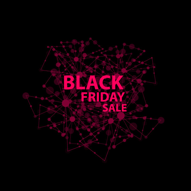 黑色星期五矢量插图。销售旗帜。特价广告方案。商业折扣海报图片下载