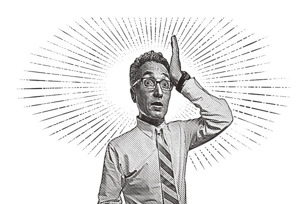 一脸震惊的商人图片下载