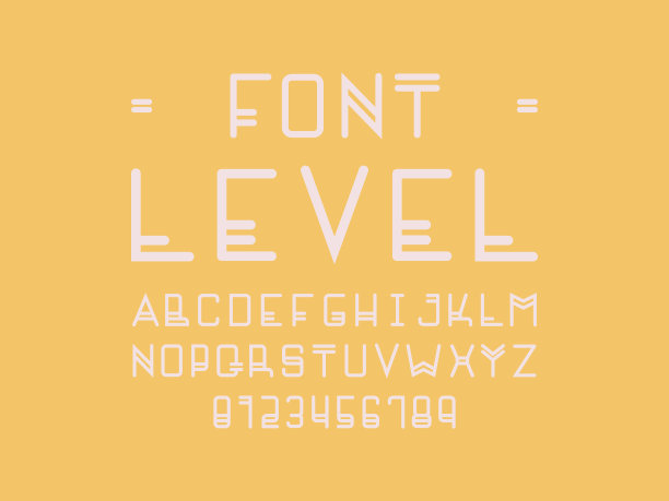 字体。向量字母表图片下载