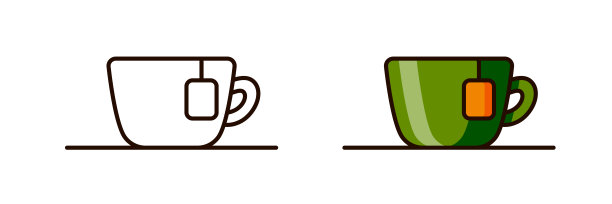 图标的茶杯图片下载