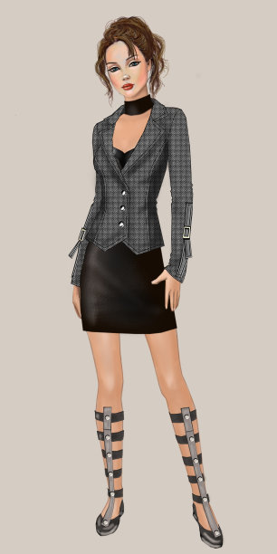 女孩穿图片下载