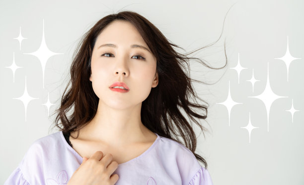 美丽的亚洲女人。护肤概念。图片下载