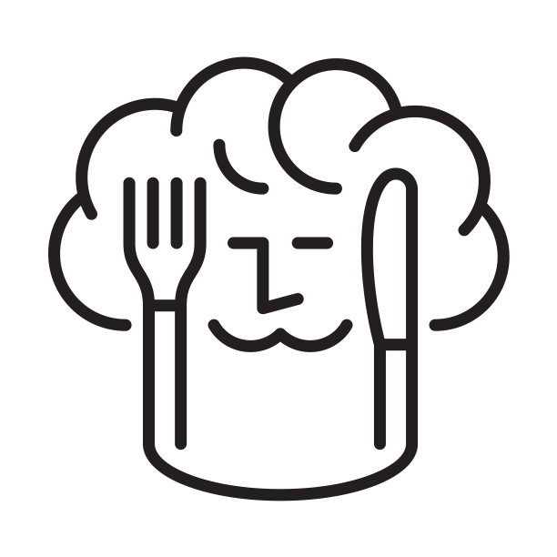 厨师帽线图标图片下载