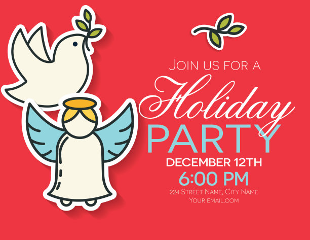 圣诞线图标卡图片下载