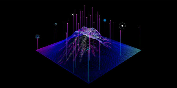 立体构图与传播理念。图片下载