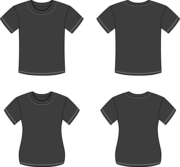 黑色t恤的设置图片下载