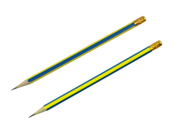 木制铅笔孤立在白色背景上。图片下载