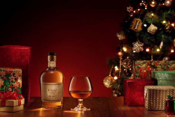 圣诞节的威士忌图片下载